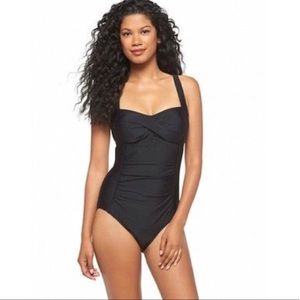 Black One Piece Bathing Suit
